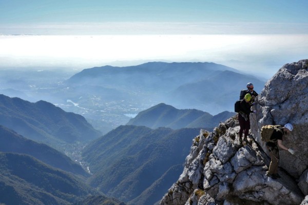 Via-ferrat`ų ir uolų laipiojimas